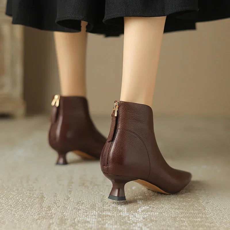 Pointed Toe Women Ankle Boots