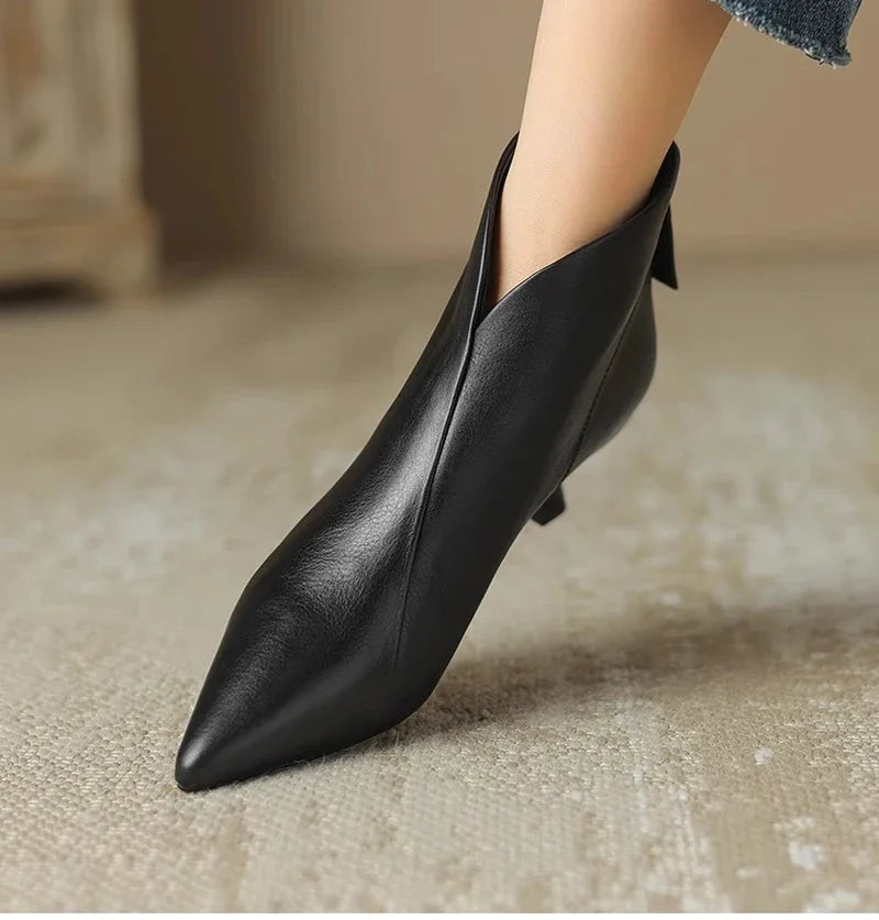 Pointed Toe Women Ankle Boots
