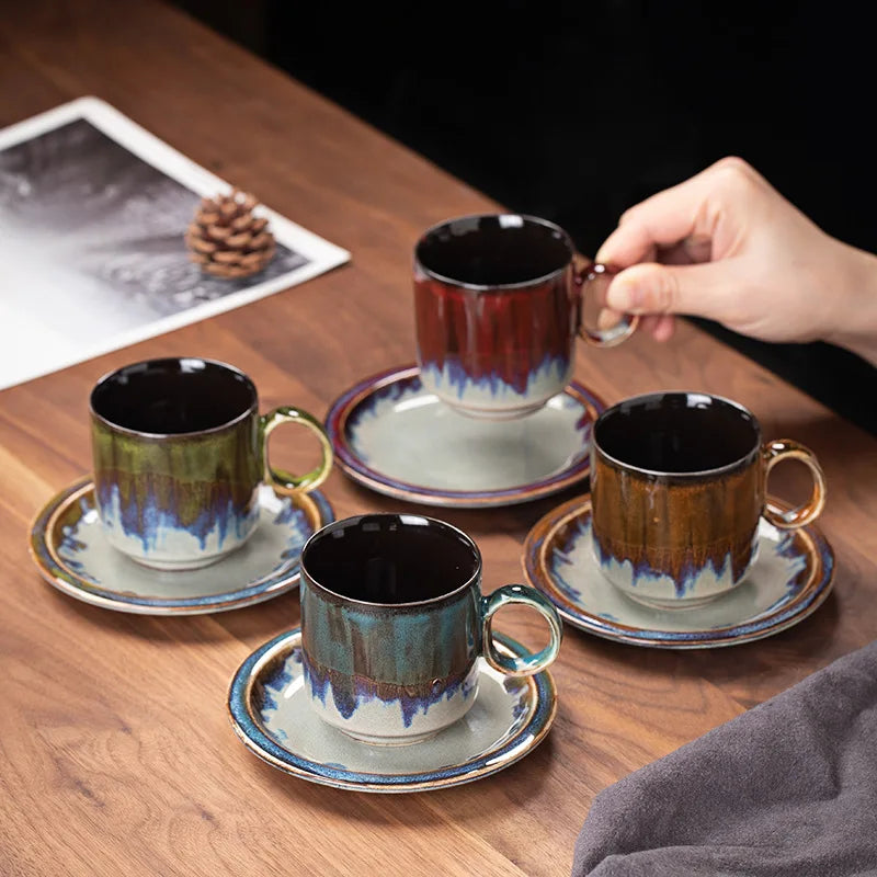 Retro Hand Painted Tea Set