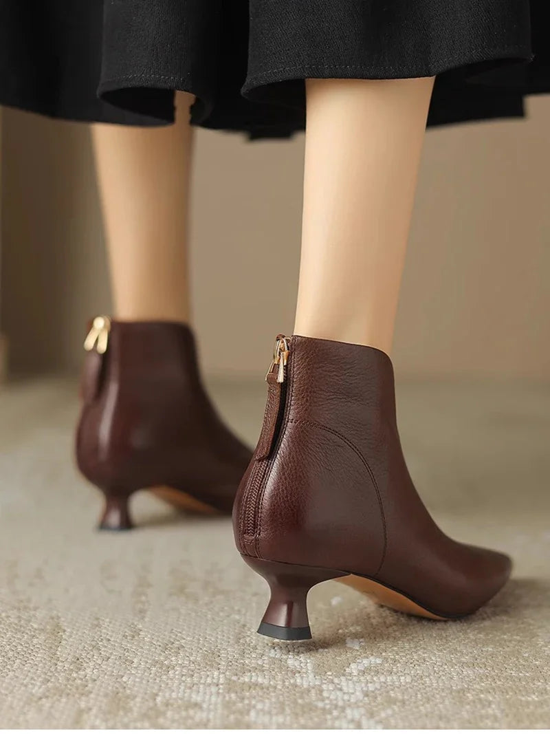 Pointed Toe Women Ankle Boots