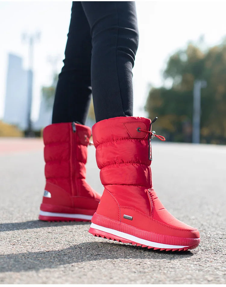 Mid-calf Boots Non slip