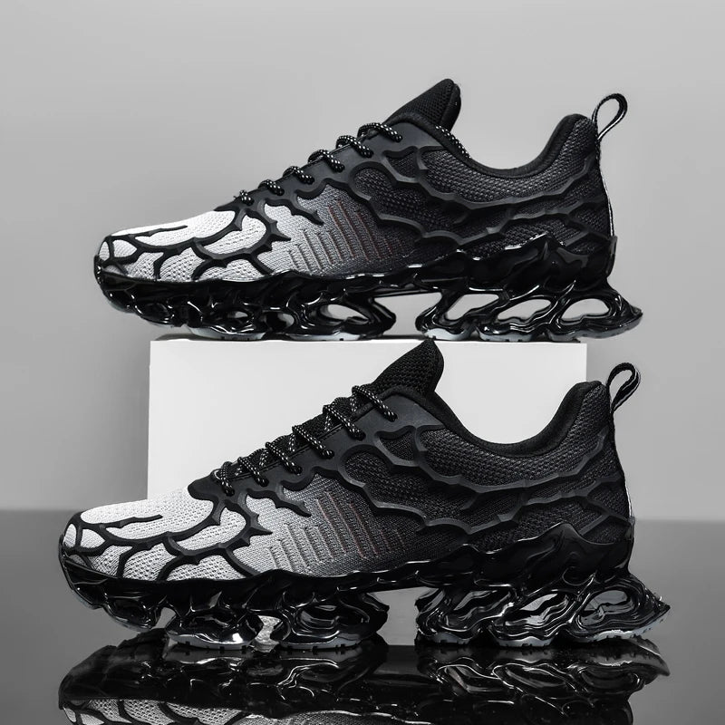 Breathable blade running shoes